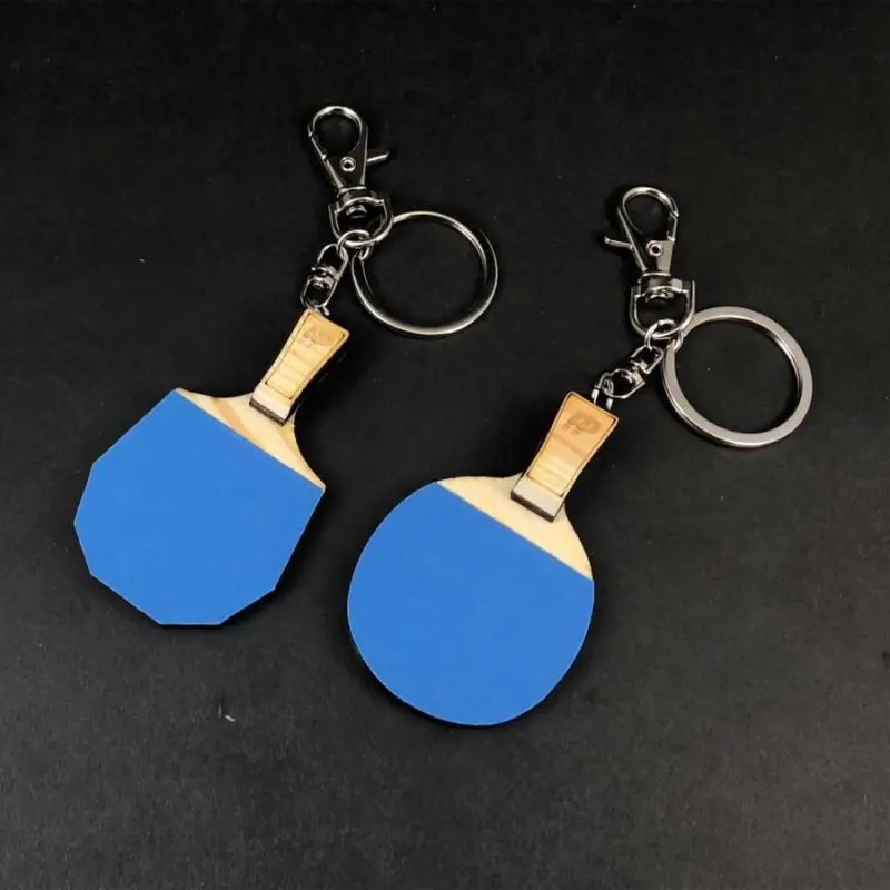 【PP】Mini Sandpaper JP Racket Keychain