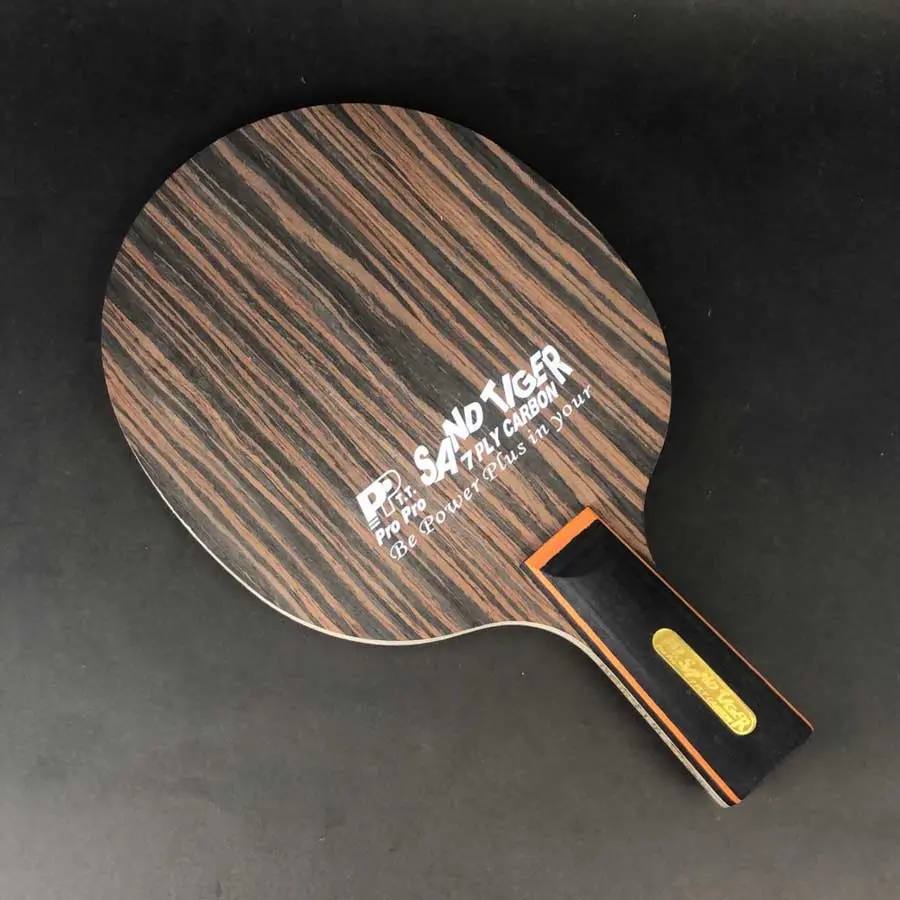 【P.P.】★SAND TIGER★ FL Ebony 7-Ply Carbon Racket Photo 4