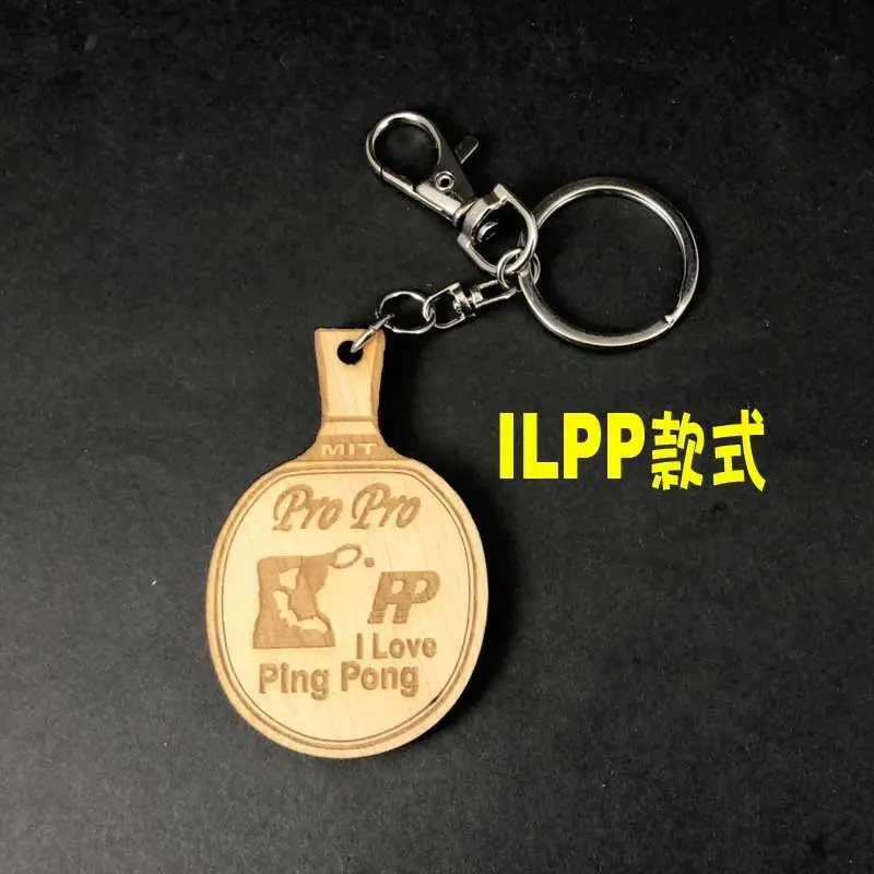 【P.P.】Japanese Kiso Hinoki tennis paddle keychain