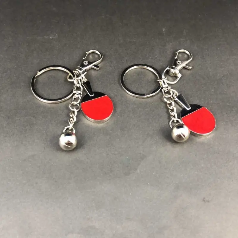 PP – Mini Table Tennis Racket Metal Keychain – B Photo 2