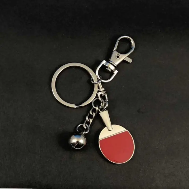 PP – Mini Table Tennis Racket Metal Keychain – B Photo 3