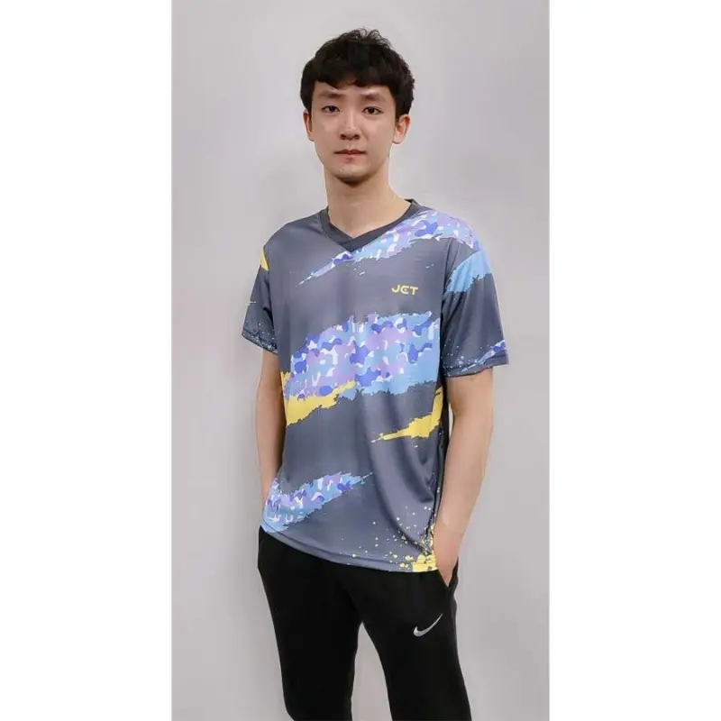 JET-2308 Sports Shirt – Gray / Camouflage