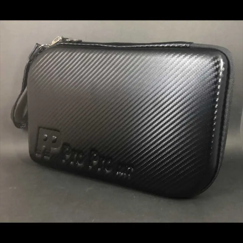 【PP】Table Tennis Racket Hard Square Bag - Black