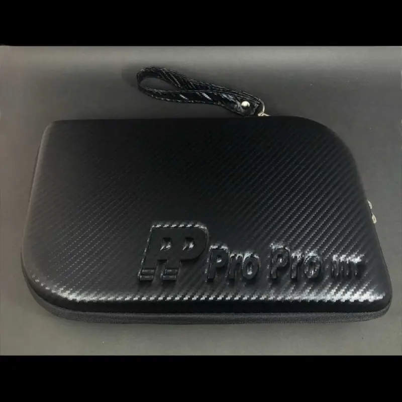 【PP】Table Tennis Racket Hard Square Bag - Black Photo 3