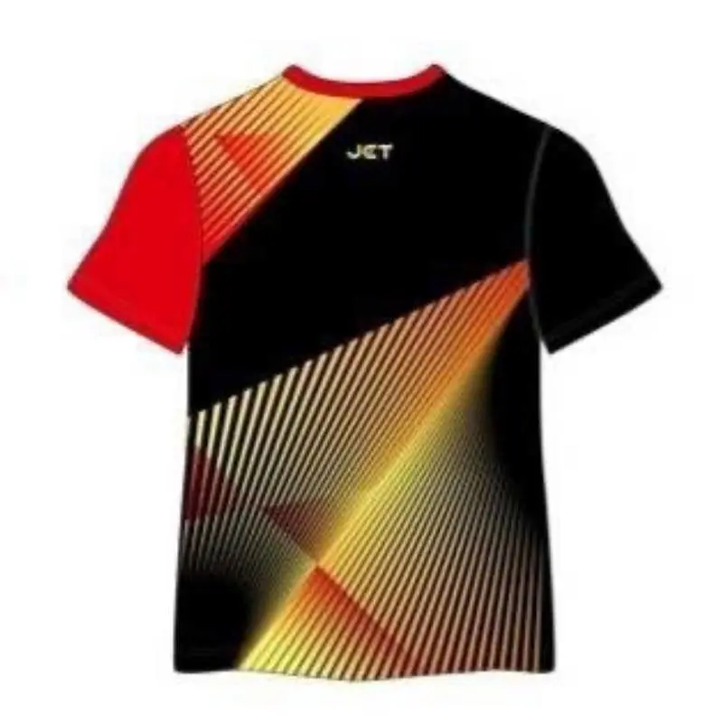 JET-J-2405 Sports Jersey Red Collar Photo 2