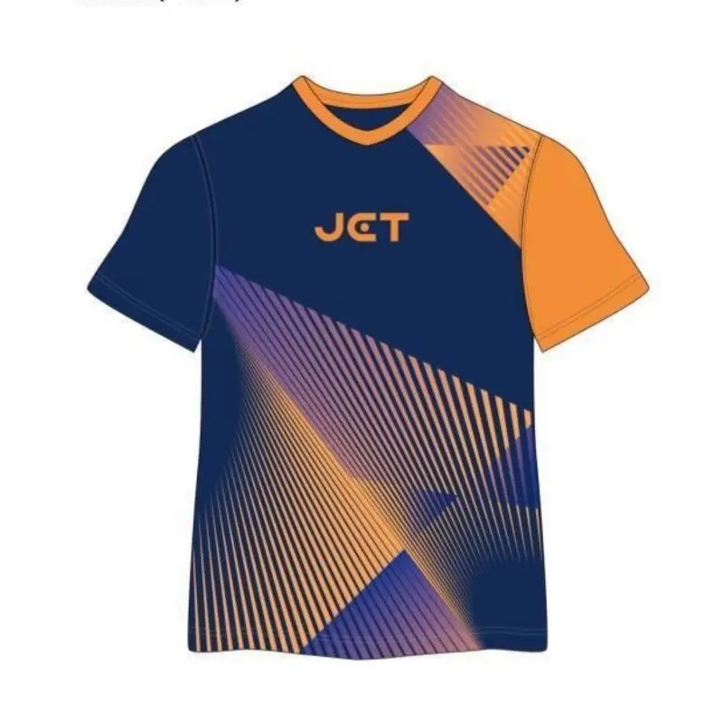 JET-J-2406 Sports Jersey Yellow Collar