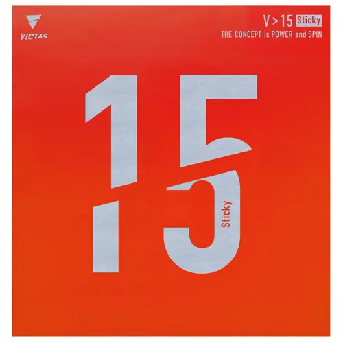 VICTAS V>15 Sticky 微黏性高能量張力膠皮